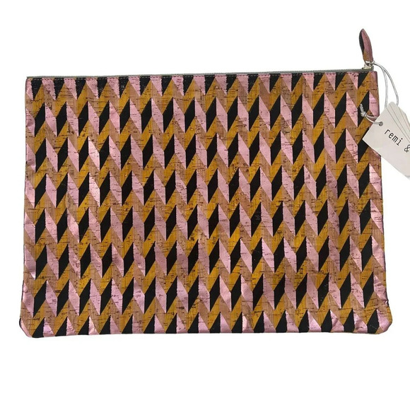 Remi/Reid Large Cork Clutch - Picture 2 of 7